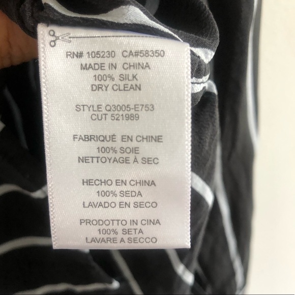 Equipment | 100% Silk Striped Blouse - Picture 3 of 7